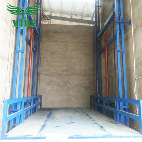 Hydraulic Wall Mounted Extended Vertical Cargo Lifts