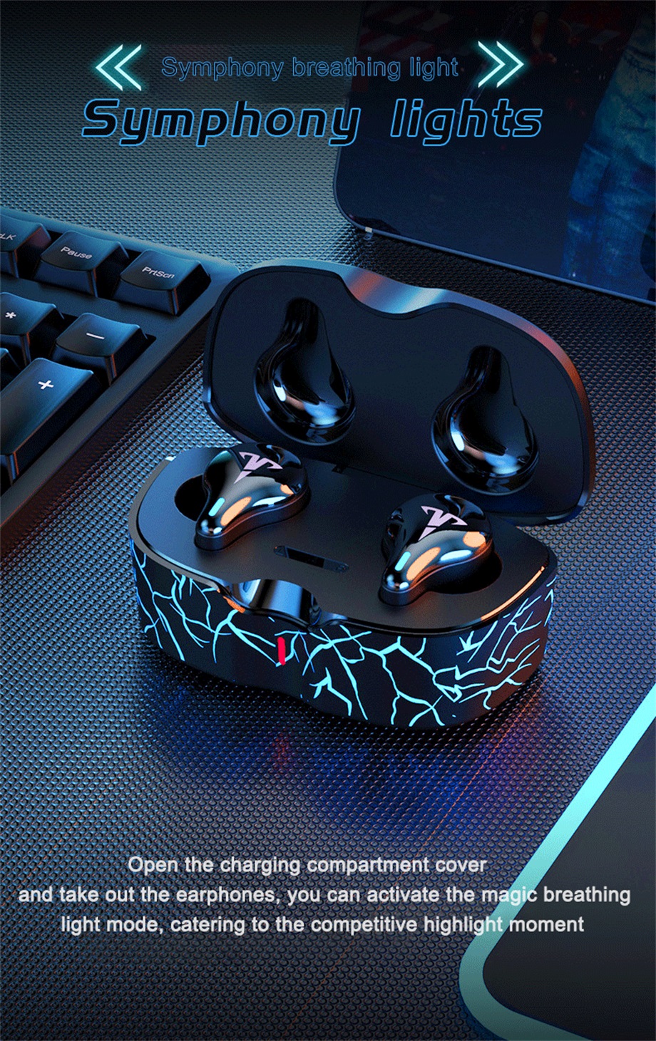 Wireless Headphones with Rgb