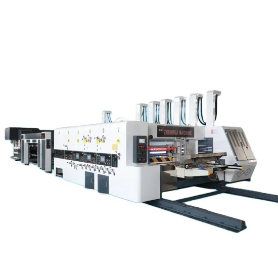 ZHENHUA FFG 4 Color Corrugated Carton Box Printing and Die Cutting Machine