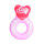 Love Inflatable Swimming Ring Pink Summer Swimming Floats