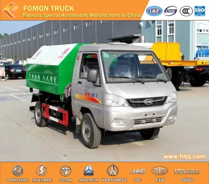 KAMA hook lift refuse truck euro5 gasoline 3m3