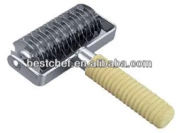 stainless steel Luxe lattice cutter with HACCP handle