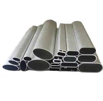 Aluminum Alloy Oval Tube Profile: Spray Anodized Oxidation CNC Open-Hole Telescopic Flat Oval Tube