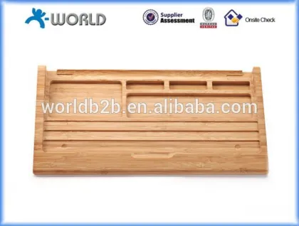 Customized keyboard stand wooden keyboard tray for apple