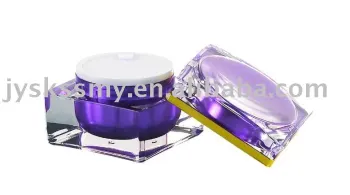 15g 30g 50g cosmetic packaging purple plastic (acrylic) cream jar