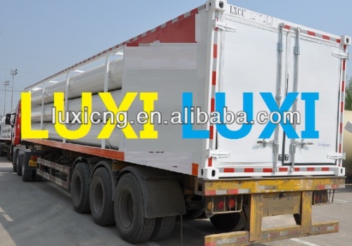 62 CNG trailer for gas filling mother station, 12tubes,8700CBM