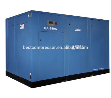 250kW 350 hp Compresor de aire de tornillo estacionario de alta calidad