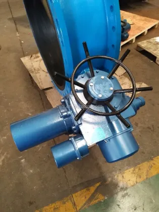 Auma Actuator Automated Water Shut-Off Butterfly Valve