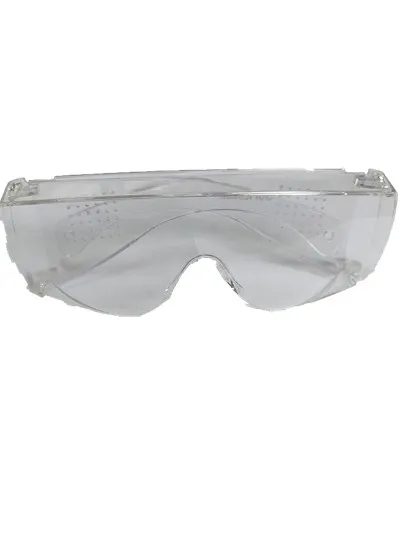 Plastic goggles protect your eyes