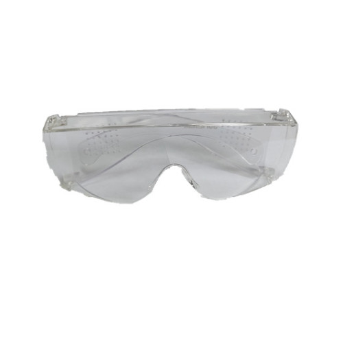 Plastic goggles protect your eyes