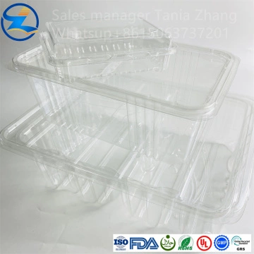 food grade pet disposable plastic clear