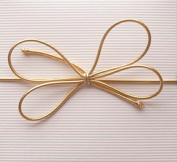 Stretch Loop Elastic Bow for Gift Box Packaging