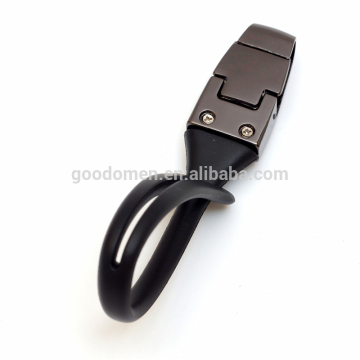 Promotional key chain home use car leather keychain universal custom genuine keyring wholesale