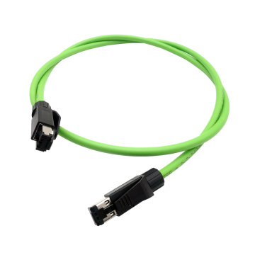 Shielded 24AWG RJ45 Male Cat.5e Cable