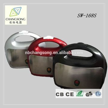stainless steel case back and thermostatically controlled 2-slice commercial grill sandwich maker