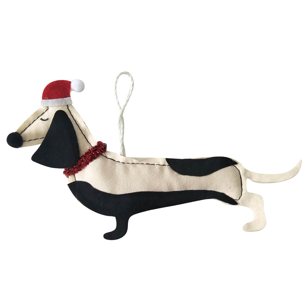 Christmas Ornament With 3d Dog Shape