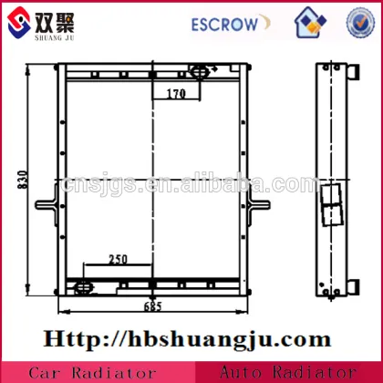 auto radiator&automotive radiator&truck radiator