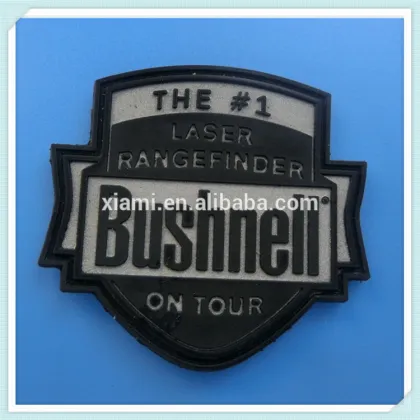 good quality superior material engraved words embossed rubber lable