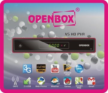 Support 3g Modem, Usb Wifi, Gmail, Google Maps, Gmail Openbox Satellite Receiver