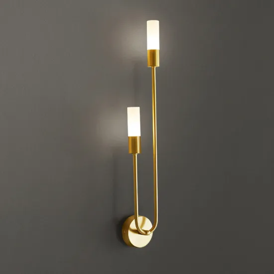 Nordic Simple Black U-shaped Wall Lamp