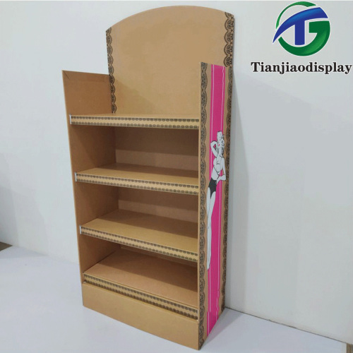 3पी बोर्ड के लिए क्राफ्ट पेपर कॉस्मेटिक डिस्प्ले होल्डर