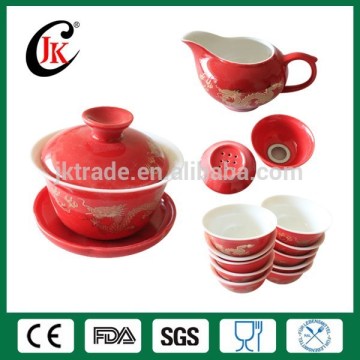 Hot sale ceramic tea set for 10 people wholesale