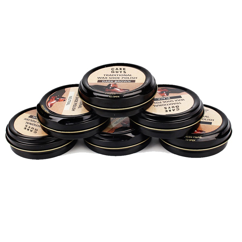 Tin Can Shoe Polish Solid Shoe Wax, High Quality Tin Can Shoe Polish