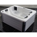 Freestanding outdoor acrylic hot tub spa