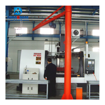 Ergonomic Slewing Jib Crane: 0.25 Ton (250 kg) KBL Column-Mounted Crane for Machining Workshops