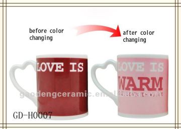 11 oz hot water color changing mug
