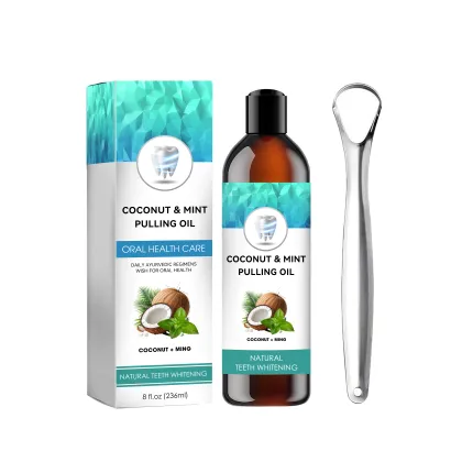 Wholesale Natural Organic Mouthwash 236ml - Fresh Breath Coconut Mint for Mouth & Gum Health