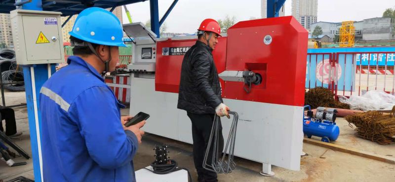 Reinforcement Hoop Bending Machine 4-12mm for Construction, Bridge, and Railway