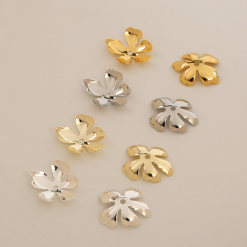 Capa de cuentas chapadas de oro de 18k Diy Antigua Caballa con tumbonas de giras grandes Capas de cuentas grandes - Preservación de estilo chino