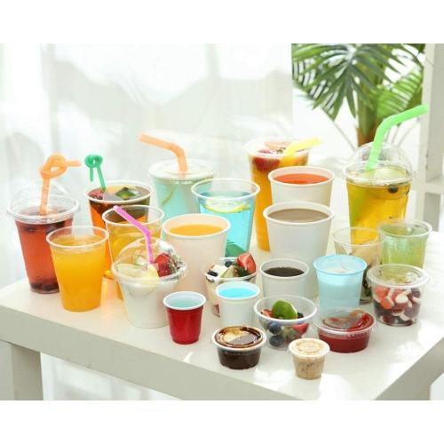 Tashiliving Crystal Clear PP Plastic Cups