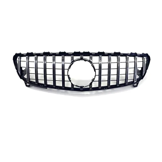 Hot Sale GT Style Black or Silver Front Bumper Grille for BENZ W176 2016-2018