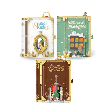 Storybrooke Flip Book Building Buildings: un puzzle di giocattoli educativi per bambini, perfetto per i regali di Natale