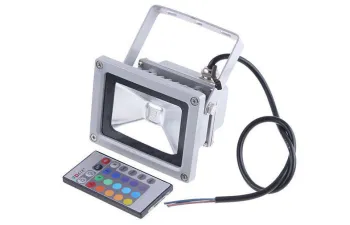 Exterior Ip65 Waterproof 30w Rgb Led Flood Light Cob Bridgelux 60° Beam Angle