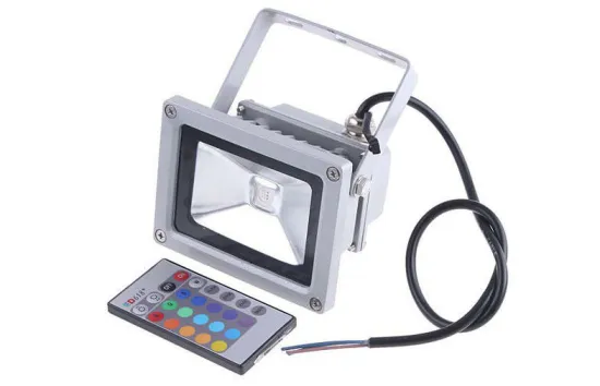 Energy Saving 20 Watt Rgb Led Flood Light , Dc12v Ip65 Waterproof With Ce Rohs