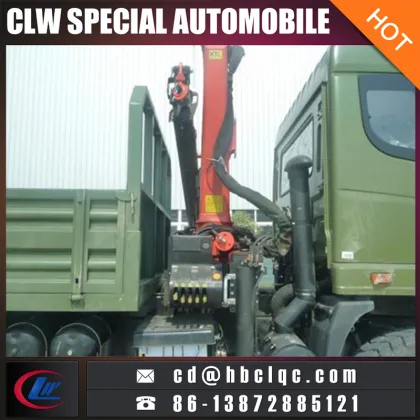 6ton Knuckle Crane 6X6 Military Dongfeng Crane Truck