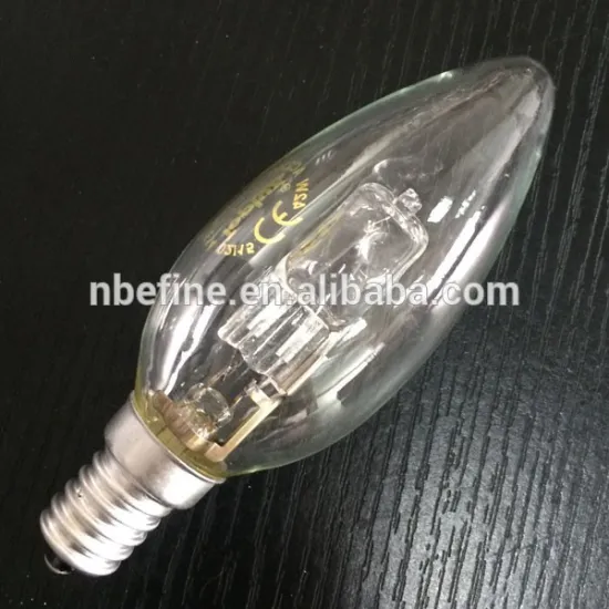 energy saving C35 eco halogen bulb 18W 28W 42W