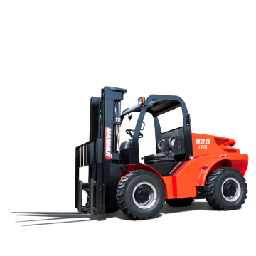 Çinli mammut 3.5 ton 3000kg 4wd dizel Tüm arazi 4x4 kaba arazi off-road forklift
