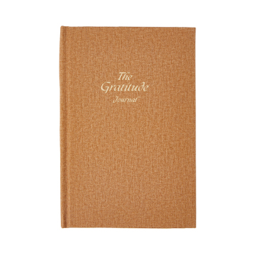 Pu leather hardcover Gratitude journal Foil stamping logo