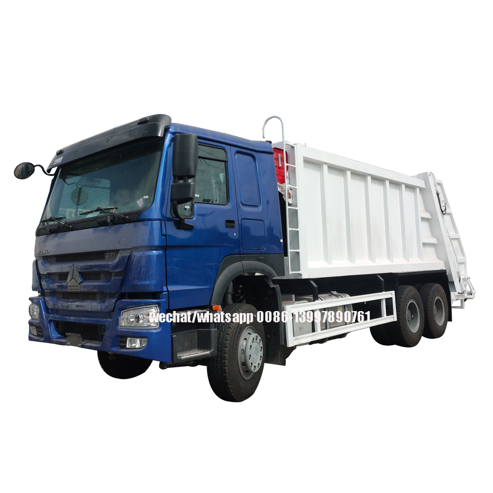 SINOTRUCK HOWO 16T / 22CBM شاحنة التخلص من القمامة