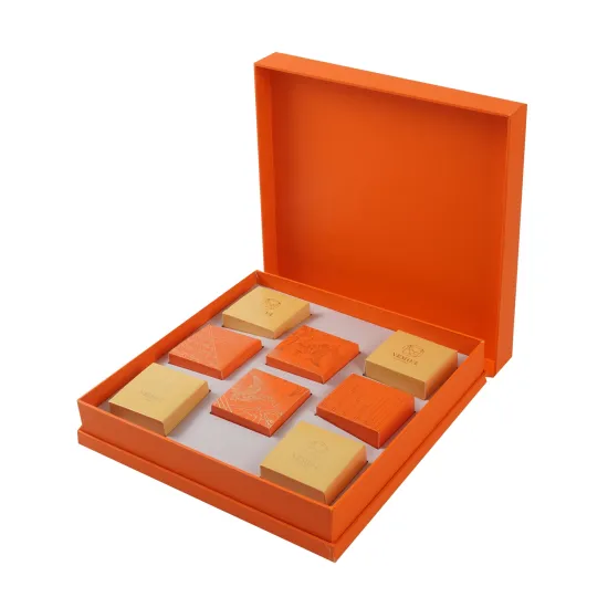 Custom Factory Magnetic Lid Gift Boxes for Chocolate Cookies and Food Packaging