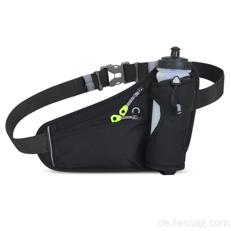 Benutzerdefinierte Großhandel Promotion Polyester Sport fließende wasserdichte Tailentasche Sling Crossbody Custom Fanny Pack