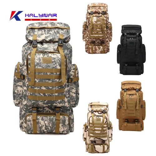 Tactical Backpack Military Hiking Rucksack 80L