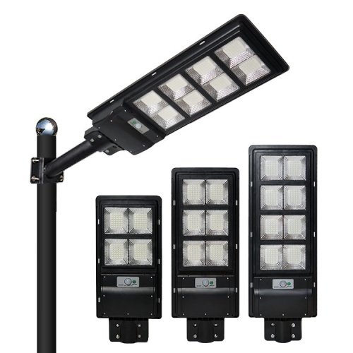 Iluminação pública externa ABS 120W 180W 240W integrada solar LED