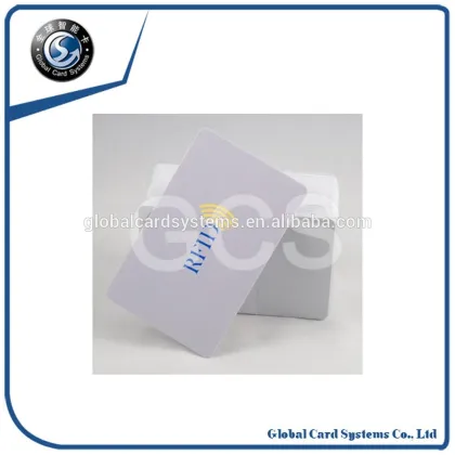 plastic card with classic chip rfid smart card