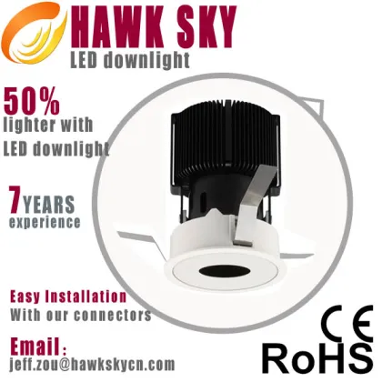 simple style warm white cree led downlight whosale