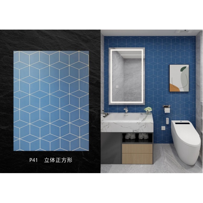 แผงผนังพีวีซีกันน้ำ SPC ตกแต่งบ้านทันสมัย